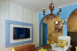 12款地中海风格背景墙设计 浪漫满全屋